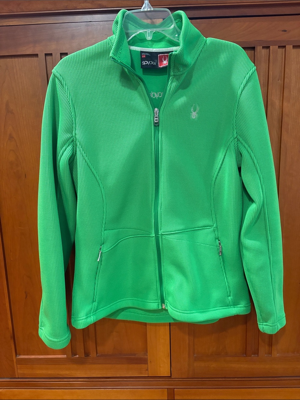 Spyder Bright Green Full-Zip Women’s Jacket